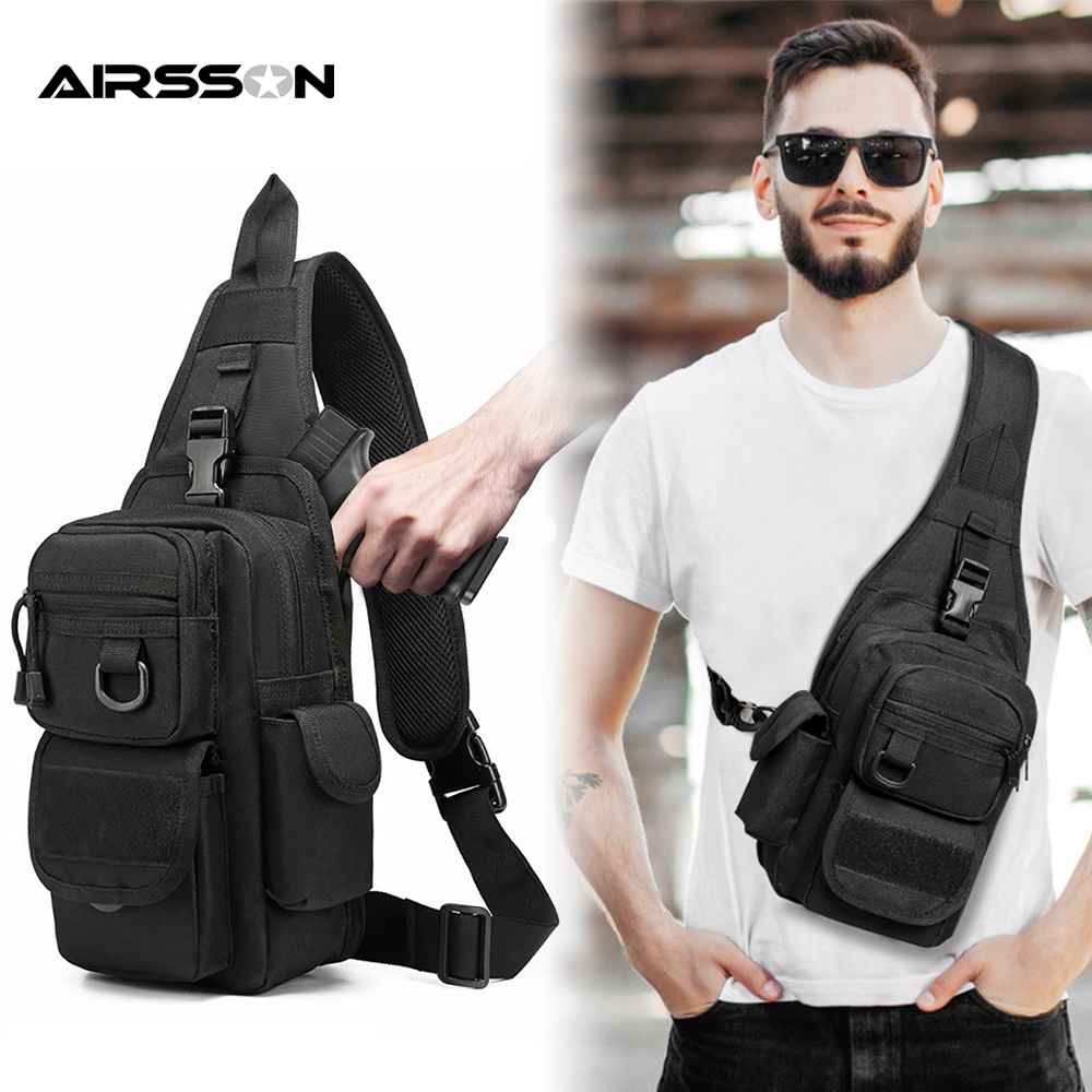Edc Concealed Carry Sling Bag - Taktische Pistole Tasche Verdeckte Pistole Holster