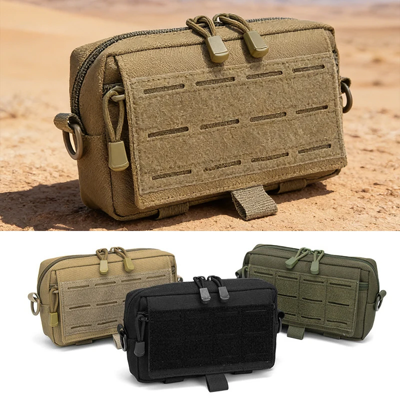 Edc Carry Fanny Pack - Molle Admin-Tasche, Utility-EDC-Werkzeugtasche, Jagdtasche, horizontale modulare