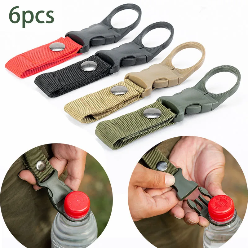 Edc Carry Kit - 6 stücke Camping Gurtband Schnalle Haken
