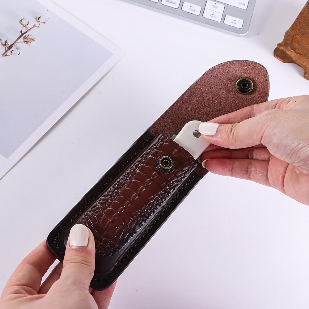 Rindslederhülle für Faltmesser – Edc Everyday Carry Knives Bewertung und Preis