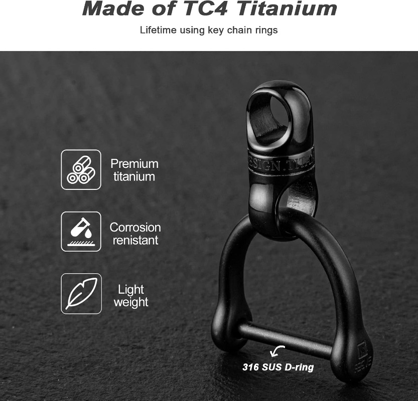 Titan-Schlüsselring mit Rundem – Edc Carry Clip Bewertung und Preis